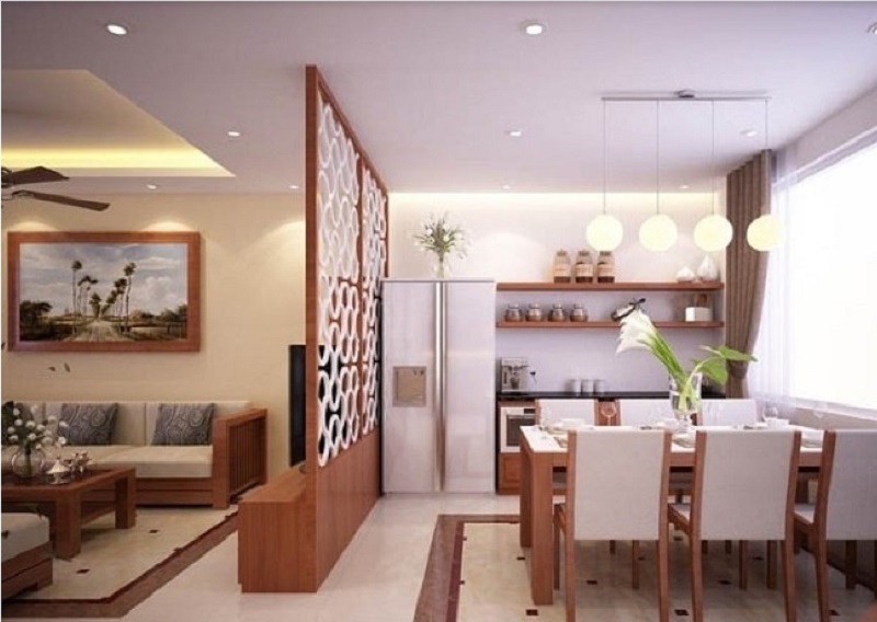 Phòng khách liền bếp 20m2 - Giải pháp tối ưu cho căn hộ chung cư