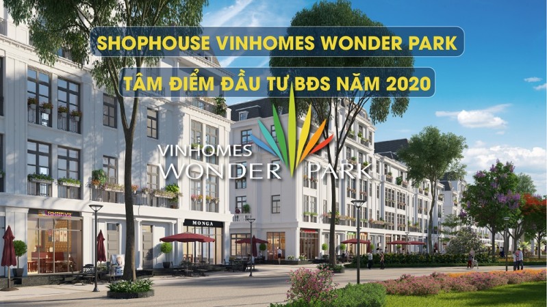 Shophouse Vinhomes Wonder Park Tam Diem Dau Tu Phia Tay Thu Do Nam 2020