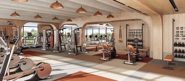 Hệ thống phòng tập gym tại Masteri Waterfront